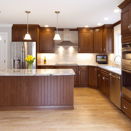 Kitchen Remodel with Decorative End Panels | Viking Kitchen Cabinets